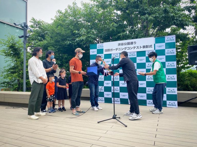 渋谷公園通フラワーフェスティバル　表彰式
