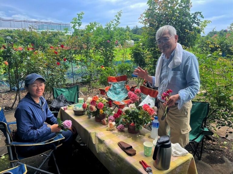 樹木医　薔薇　バラ　二番花　剪定　アレンジメント