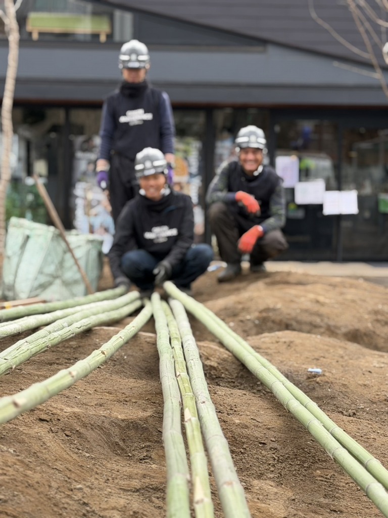 恵比寿どろんこ山プレーパーク　恵比寿薬袋一公園　緑の環境プラン　植栽　造園工事