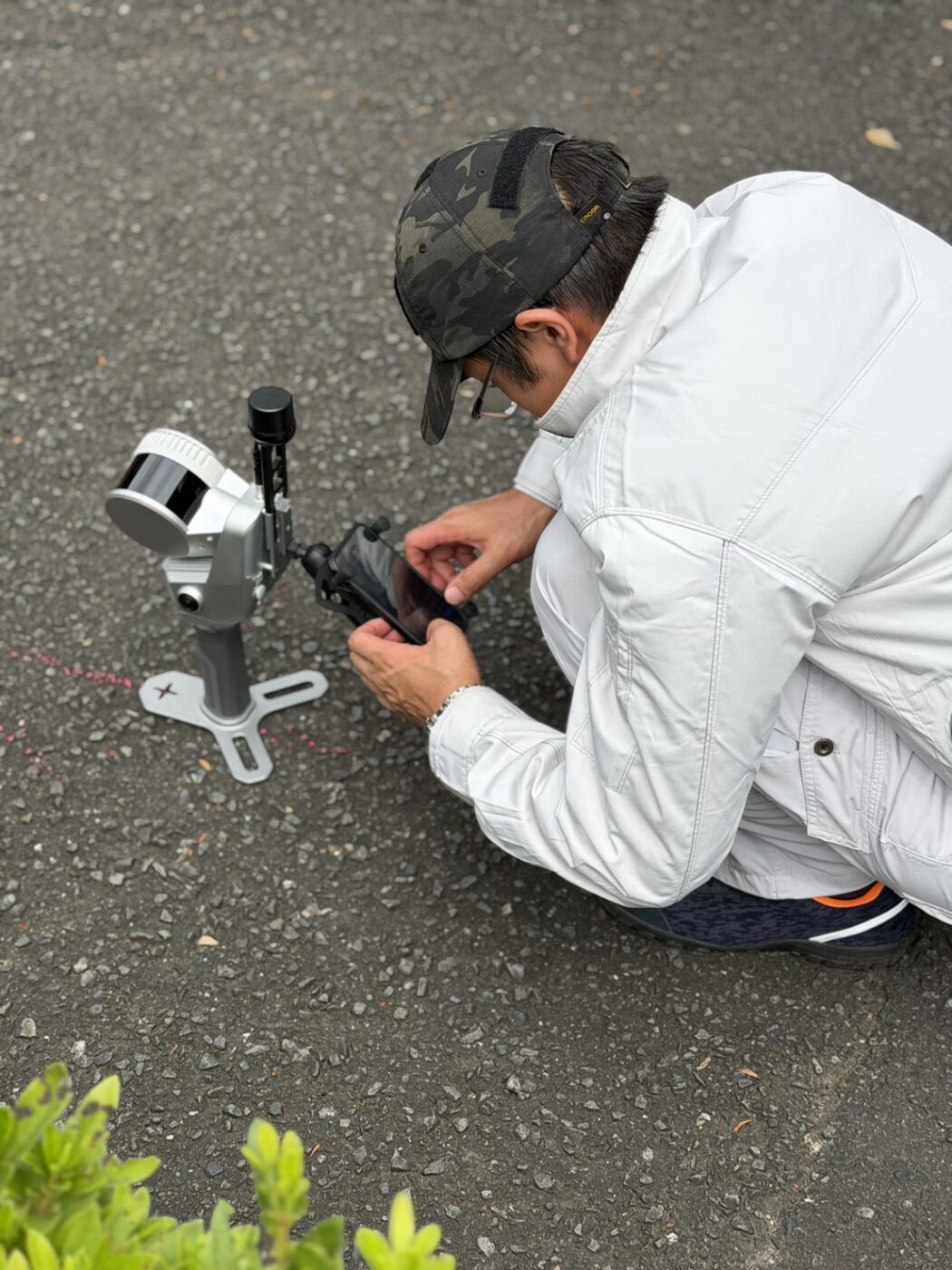 ハンディ型3Dレーザースキャナー　点群