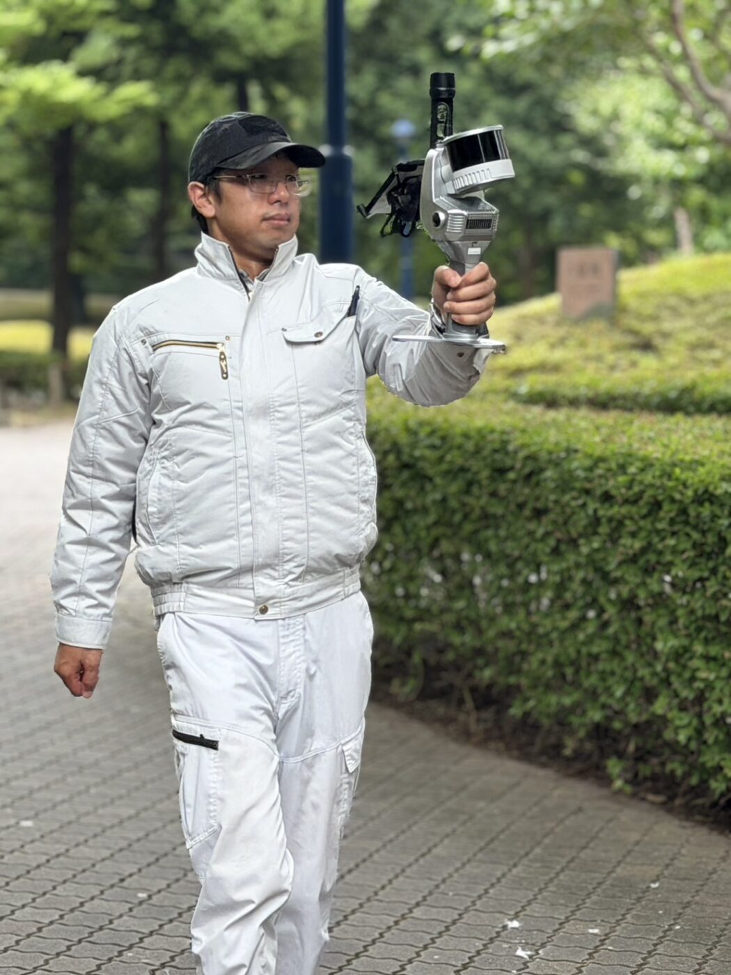 ハンディ型3Dレーザースキャナー　点群