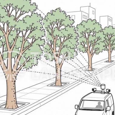 AI 樹木診断 車載レーザー 街路樹 台帳 樹木医