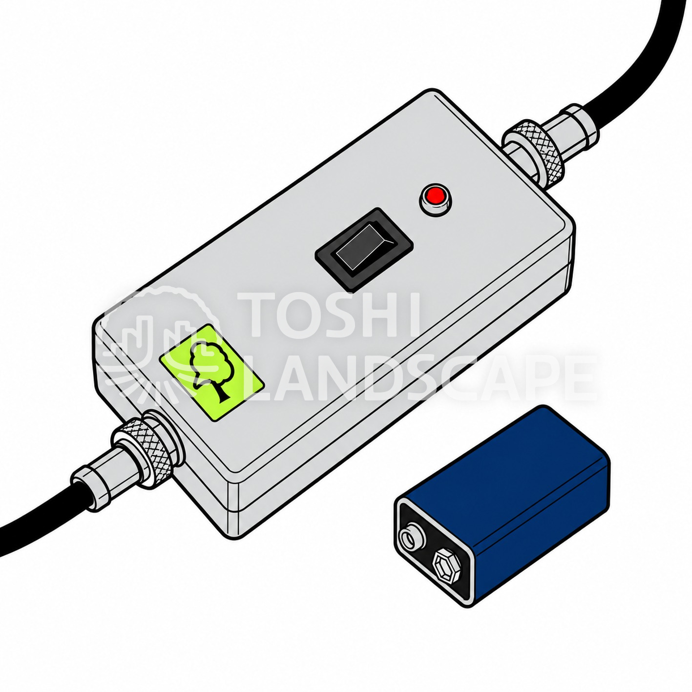 アーボソニック3D バッテリーボックス 9V電池 Bluetooth