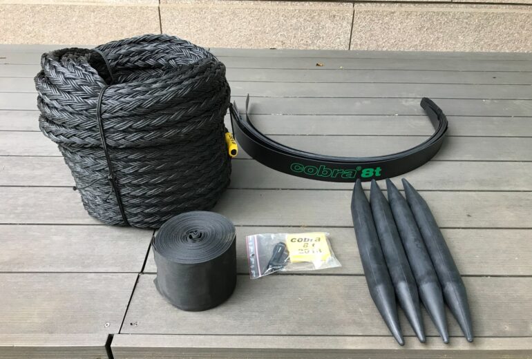 コブラケーブリングの資材(ロープ・緩衝材・スリーブ)