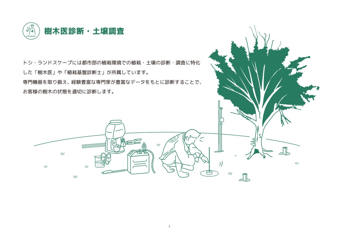 技術紹介パンフレットの中面