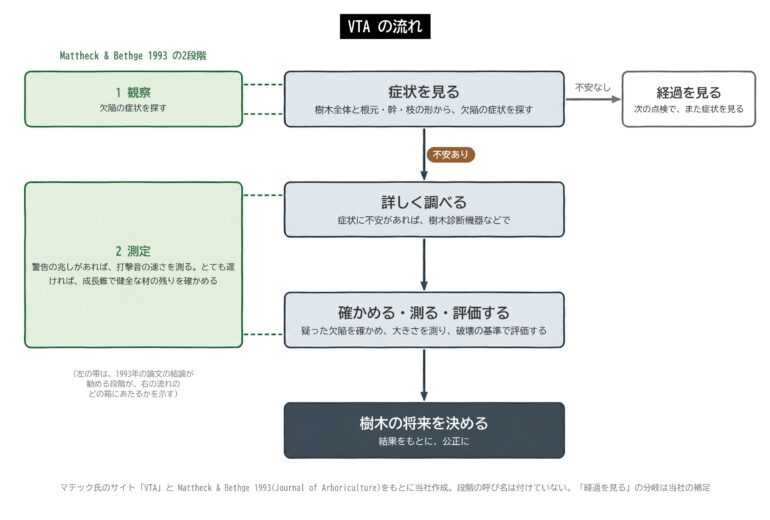 VTA 手順 流れ図 症状 観察 機器 確認 測定 評価 判断 図解