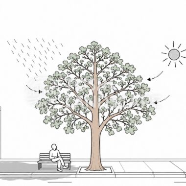 街路樹 働き 日陰 雨水 生きもの 憩い イチョウ 緑の効果 東京グリーンビズ