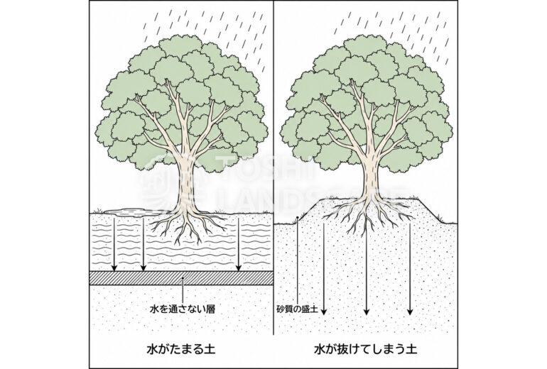 樹木 衰弱 原因 土壌 締め固め 過湿 乾燥 盛土 樹木医